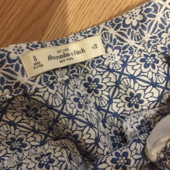 Blue Patterned Shorts - Picture 3 of 5